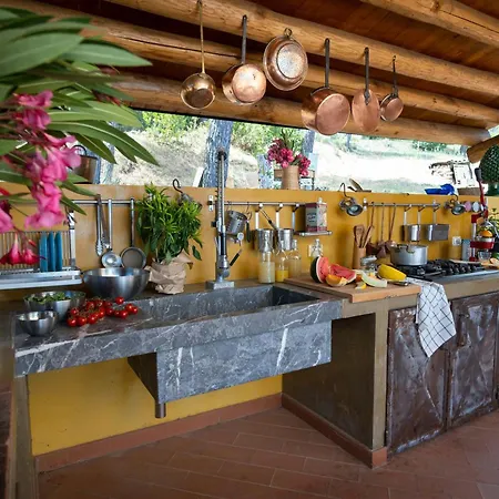 Cottage With Aeolian Islands Views Near Cefalu Prázdninový dům Cefalù